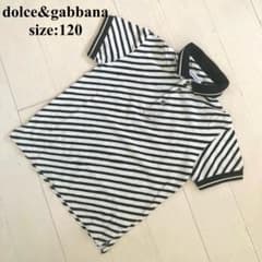 Dolce&Gabbana ボーダーポロシャツ 120cm