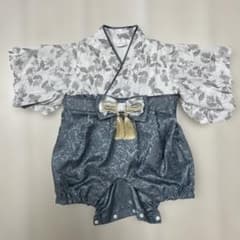 Cottoli ベビー 着物ロンパース 袴ロンパース　ロンパース　70cmのサムネイル
