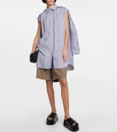sacai ✰コレクション　美品✰ポプリン　シャツ　ワンピース　2way sacai ✰コレクション 美品✰ポプリン シャツ ワンピース 2way - メルカリ