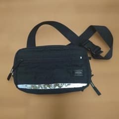 PORTER ウエストポーチ ボディバッグ/ショルダーバッグ 格子柄 ブラックのサムネイル