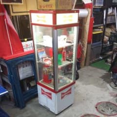 [ジャンク]  バドワイザー 冷蔵庫 インテリア ショーケースのサムネイル