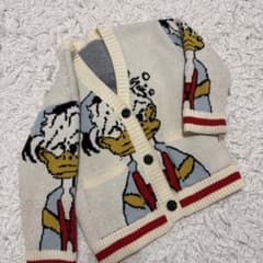 ドナルドダック ニットカーディガン キッズのサムネイル
