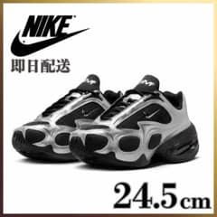 新品✨ 24.5cm ナイキ Air Max Muse シルバー/ブラック - メルカリ