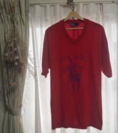 Polo Ralph Lauren Tシャツ レッド 90sのサムネイル