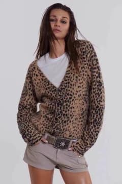 Jaded London カーディガン Jaded London leopard chuck ヒョウ柄ニットカーディガン - メルカリ