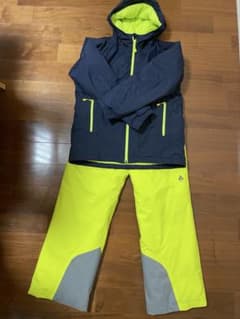 モンベル パウダーステップジャケット/パンツ 160サイズ ネイビー