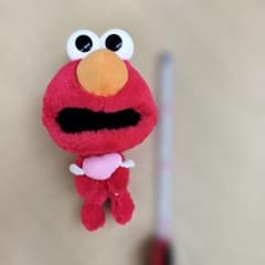 エルモ ぬいぐるみ ハート付き ハンドパペット