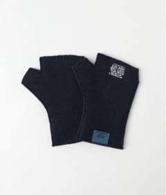 N.HOOLYWOOD Fingerless Glove Navy - メルカリ