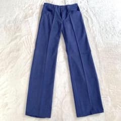 Wrangler 70s デッドストック センタープレスパンツ 青のサムネイル