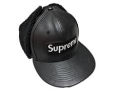 Supreme×NEW ERA Leather Earflap Box Logoのサムネイル