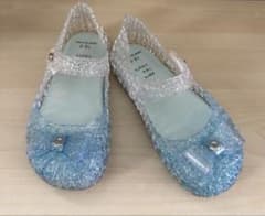 après les cours アプレ ラバー ラメ サンダル ラメ ブルー16