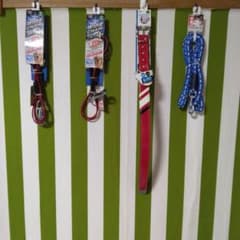 ☆愛 犬 用 ☆ ワイヤーチェーン (×2) 首輪 リード まとめて 4点のサムネイル