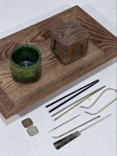 茶道具 桑香盆 聞香炉 重香合 その他セットで 美品 茶道具 送料