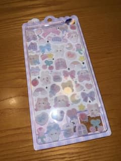 フワフワドロップシール　ぬいぬいふわふわのサムネイル