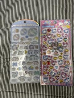 シナモン　コットンパフィ　シール　セットのサムネイル