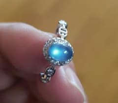 【SALE‼️】天然石 アクアマリン オーバルリングのサムネイル