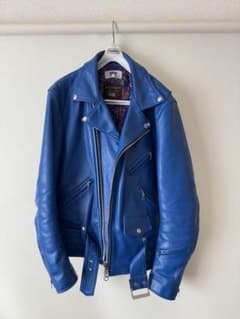 VANSON バンソン ライダース ジュンヤ コムデギャルソン　Mサイズ 青 VANSON バンソン ライダース ジュンヤ コムデギャルソン Mサイズ 青