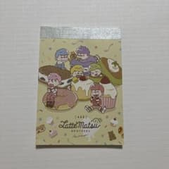 おそ松さん メモ帳 ラテ柄 A6サイズのサムネイル