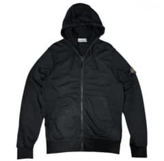 あ*様 STONE ISLAND ジップパーカー スウェット フーディ ブラックのサムネイル