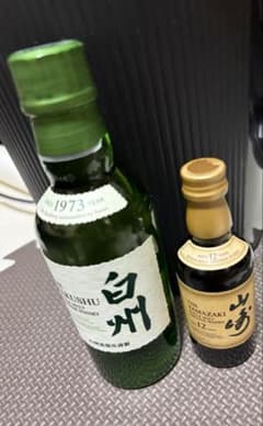 サントリー 白州ミニボトル 山崎12年ミニボトル セット サントリー ウイスキー 山崎12年 白州 ミニボトル 2本セット - メルカリ