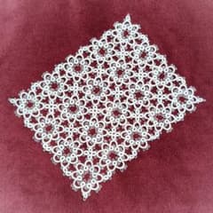 795) タティングレース レース編み ドイリー テーブルセンター - メルカリ