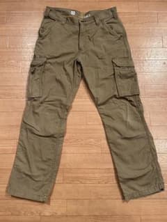 Carhartt FORCE リップストップカーゴパンツ 33×32 ミリタリーのサムネイル