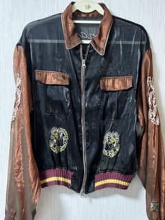 祝三連休kapital サイズ4 硫化別珍シャムボマーJACKETスカジャン