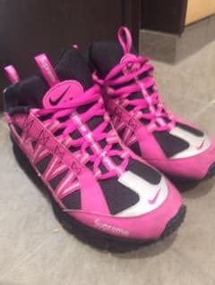 supreme NIKE コラボ　AIR HUMARA ピンクのサムネイル