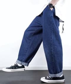 WEARISTA ぴたん × INTER FACTORY　ワイドデニムパンツのサムネイル