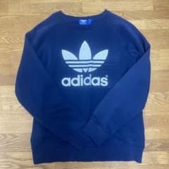 adidas トレフォイル スウェット ネイビー 100のサムネイル