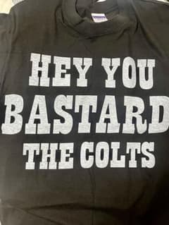 THE COLTS 黒プリントTシャツ S