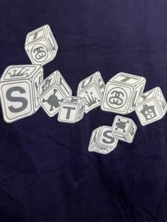 oldStussy Dice Tシャツ ネイビー Lサイズ - メルカリ
