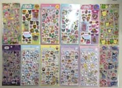 沖縄限定イオン限定ボンボンドロップシール・みにちゅあポップクリアキャンディシールのサムネイル