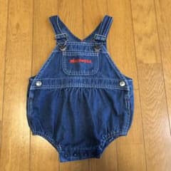mikiHOUSE デニムロンパース　85cmのサムネイル