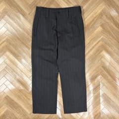 マーガレットハウエル×LOVAT ウールスラックス ストライプ