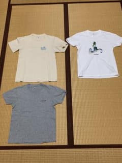 mont-bell  Tシャツ　3枚セット　XSサイズ　白　ベージュ　グレーのサムネイル