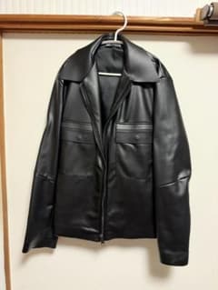 ZARA フェイクレザージャケット ブラック Mのサムネイル
