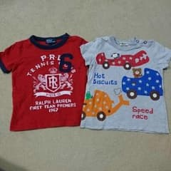 専用！ラルフローレン ミキハウスまとめ売り二枚♪80cm半袖Tシャツのサムネイル