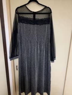 大きいサイズ グリッダードレスのサムネイル