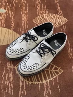 Dr. Martens】RAMSEY レザーシューズ ホワイト UK8 - メルカリ