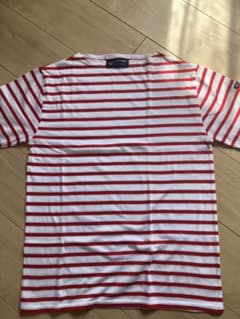 セントジェームス 赤と白のストライプ Tシャツのサムネイル