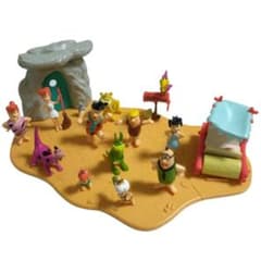 デニーズ　フリントストーン　レア　フルコンプ　原始家族　フィギュア　ミールトイ デニーズ フリントストーン レア フルコンプ 原始家族