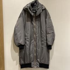 ナノユニバース　ma1 ロングコート　36 カーキグレーのサムネイル