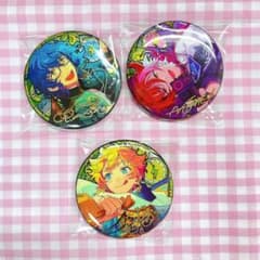 新品】あんスタ 中国 時光缶バッジ 夏目 つむぎ 宙 3点セット ①