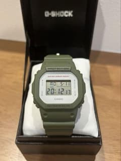 CASIO 腕時計 G-SHOCK DW-5600M-3JF メンズ カーキ - メルカリ