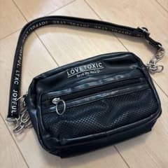 LOVETOXIC メッシュポケット付きショルダーバッグのサムネイル