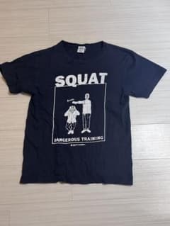 gym master ジムマスター SQUAT グラフィックTシャツ M ネイビのサムネイル