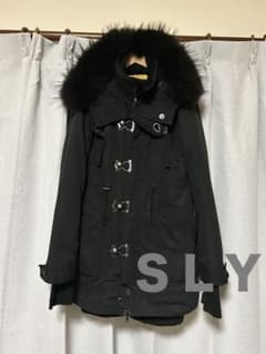 SLY ボアライナー付き N3-B ミリタリー モッズコート ブラック - メルカリ