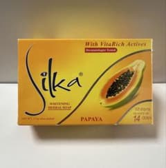 Silka Whitening Herbal Soap 135g パパイヤのサムネイル