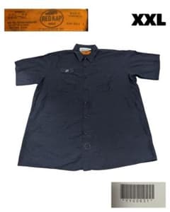 RED KAP 반팔 셔츠 XXL Quad Graphics 기업 로고